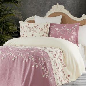 Afrodit 6 Parça Pike Takımı Pembe Krem