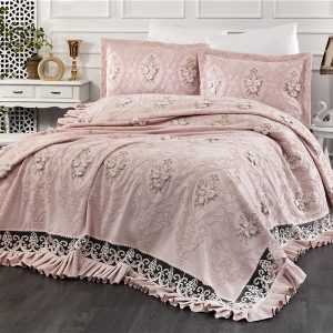 Batik Pike Takımı 6 Parça Pudra